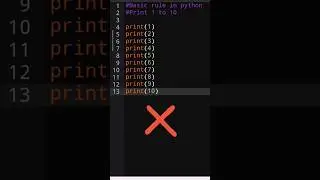 Basic Rule In Python || Everyone Should Know ?? #viral #shorts #python