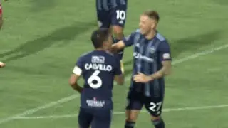 Eric Calvillo with a Goal vs. Indy Eleven