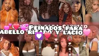 💟❣️💞Прически для кудрявых и прямых волос 💞❣️💟💟🩷🩷Простые прически ❣️🩷💟