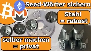 Anleitung: Seed W&ouml;rter in Metall h&auml;mmern - robust, g&uuml;nstig und privat - Bitcoin sicher aufbewahren