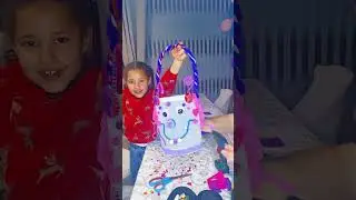 My kids working together with daddy to build Aria's lantern for Saint Martin's day