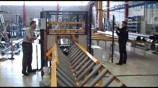 Foliewikkelaar horizontaal Contimeta - Volautomatische horizontale wikkelmachine (wrapping machine)