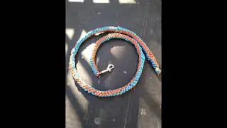 Baling Twine Crafts: Reins - Lanyard Stitch