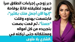 زوجي قدّم أوراق الطلاق سراً ليعود لحبيبته السابقة! 😡 سلبتُ منه كل ثروته و... ⁉️😏