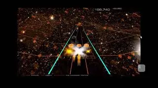 Audiosurf 2 Ep. 3497: Trias - Losing Myself. 406K score. Mono Turbo.