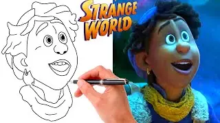 Como Desenhar O ETHAN CLADE do ESTRANHO MUNDO (Strange World) | DESENHO DISNEY F&Aacute;CIL