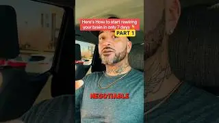 Watch ONLY if you want a better life. PART 1 How to rewire your brain in 7 days. #selfimprovement