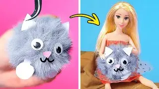 💞 FÁCIL DIY DE BARBIE 🎨 Lindas Manualidades & Ideas para Renovar Muñecas! ✨