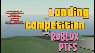 Landing competition PTFS Roblox! | #roblox #aeroblox #rblx #ptfs #viral #landing #competition