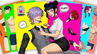 Flirting on another level!💖 HUNTRIX ZOEY x SAJA BOYS MYSTERY - KPOP DEMON HUNTERS | Sticker Book DIY
