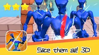 Slice them all! 3D Walkthrough Laser Gun Recommend index three stars