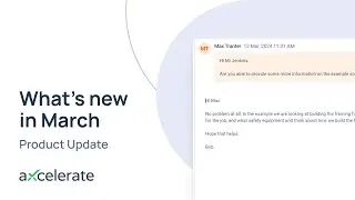 What's New in aXcelerate | March 2024