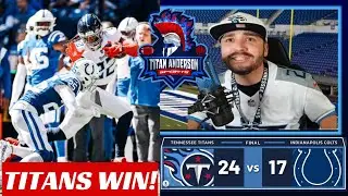Titans Beat Colts 24-17 Behind DERRICK HENRY | Jonathan Taylor SHUT DOWN! #Titans #nfl #colts