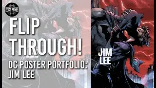 Flip Thought -  ART BOOK DC Poster Portfolio: Jim Lee -  DC COMICS - Batman