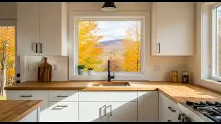 Coziest Autumn Tiny Cabin Tour | Modern Rustic Design in the Woods