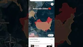 USA 🇺🇸 VS CHINA 🇨🇳 SIZE COMPARISON #GEOGRAPHY #SHORTS #TRUEWORLDMAPS