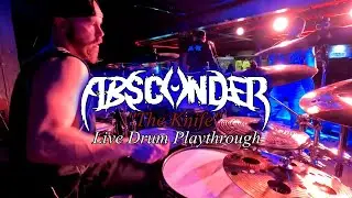 Absconder - ''The Knife'' Drum Playthrough // Live @PiranhaBar Montr&eacute;al 14/11/25