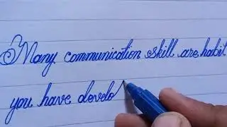 English hand writing style English hand writing improvement hand writing practice in English.