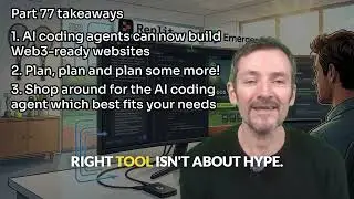 100 Day Startup Challenge - Insights from Day 77 - using AI to code our presale site