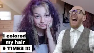 She Colored Her Hair 9 TIMES?! Hairdresser Reacts to Extreme Hair Damage!