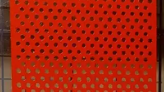 How to make perforated vinyl