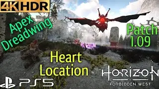 Apex Dreadwing Heart Location Horizon Forbidden West Apex Dreadwing Heart PS5 4K 60FPS HDR |HFW 1.09