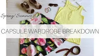 Spring Capsule Wardrobe Breakdown | What's Old, What's New, How Much $ I Spent