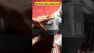 मेरा पहला order croma.com से/ my first order #Beard Trimmer men #cromaproduct #shorts #youtubeshorts