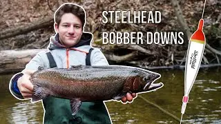 BOBBER DOWNS! Incredible Spring Steelhead Fishing Footage (Erie, PA)