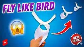 How to Make a Paper Bird That Flies Like Real 🕊️ | New Flying Paper Trick | lohit creation