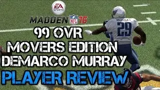 99 OVR Movers DeMarco Murray | Player Review | Madden 16 Ultimate Team Gameplay | MUT 16