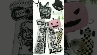 #alt #baggy #cyberpunk #goth #aesthetic #ootd #aesthetic #grunge #y2k #cyber #edgy #platforms #egirl