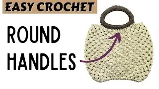 DIY Crochet Medium PURSE HANDLES