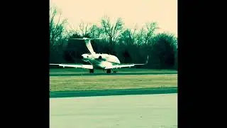 Embraer Praetor-545 landing at Music City Executive airport, Gallatin, TN 