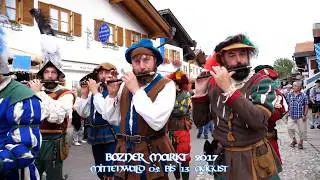 Impressionen aus Mittenwald vom Bozner Markt 2017