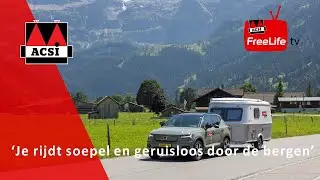 Duurzaam op reis met de elektrische Volvo XC40 én caravan | ACSI FreeLife Testtour 2021 | Bern