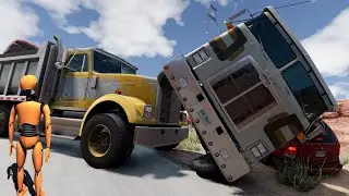 Dangerous intersection #12 [BeamNG.Drive]