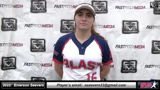 2023 Emerson Seevers Committed Denison University First Base Softball Player Skills Video - Blast