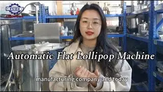 SINOFUDE Automatic Flat lollipop machine confectionery equipment Hard candy production line