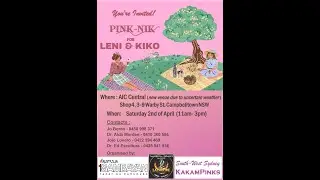 Leni Kiko PinkNik Australia Isambayan