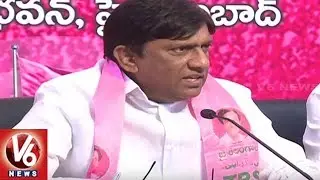 TRS MP Vinod Fires On TDP Leaders Over Congress Alliance | Hyderabad | V6 News