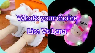 Lisa vs Lena Shoes Collection 👠👡 | Heel & Sandal Fashion Test #lisavslena #vschallenge 