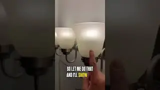 Easiest way to #clean your light fixtures!