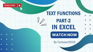 Text Functions in Excel #interview #excel #excelinterview #job #exceltips #youtube #youtubevideo