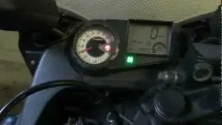 Kymco KR Sport 125 motorbike. 125cc, 57 reg (2008). Walkaround and startup