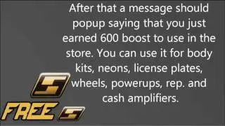 NFS WORLD how to get SpeedBoost for FREE!