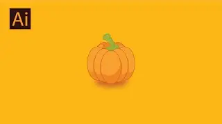 Adobe illustrator tutorial - How to draw Pumpkin illustration