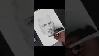 Jonny Depp Pencil Drawing