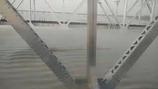 Train Crossing Over Ganga River || Train Crossing Bridge || Vlogging Tales