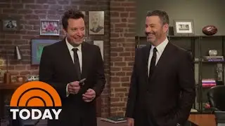 Behind The Scenes Of Fallon And Kimmel&rsquo;s April Fool&rsquo;s Prank